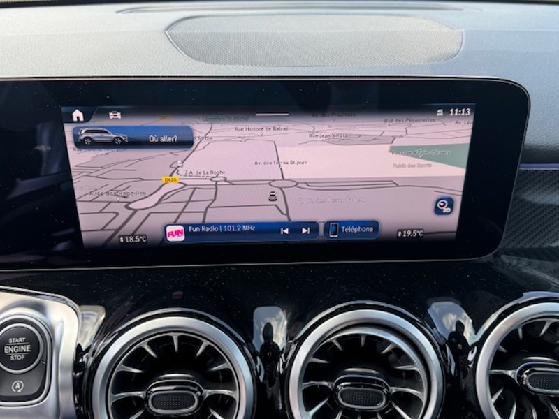 Image Mercedes-Benz GLB 200 d AMG Line 2.0 150 8G-DCT Carplay Caméra Angle mort Sièges av elect LED 7 places Hayon auto Faib