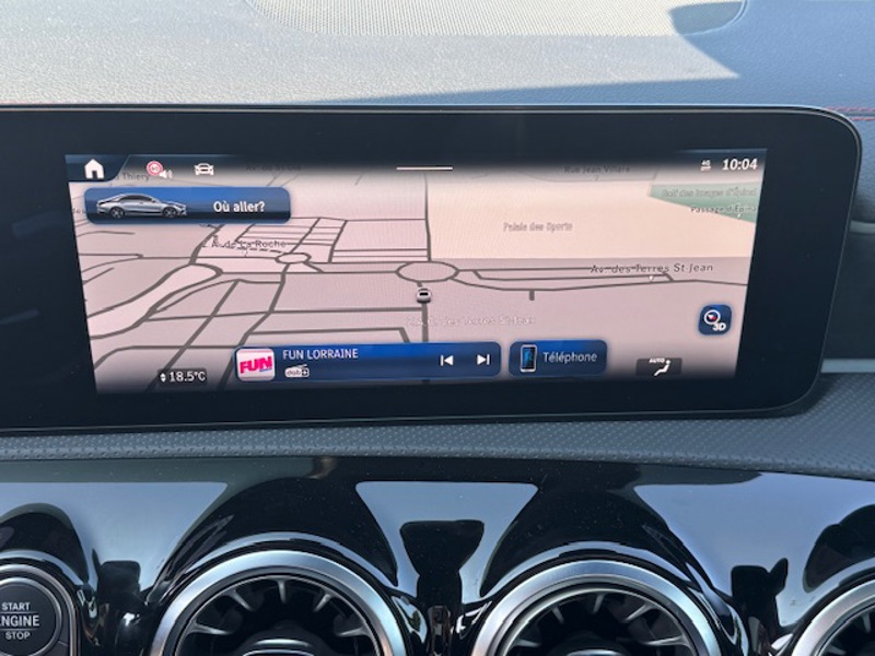 Image Mercedes-Benz CLA COUPÉ 200 d AMG Line 2.0 150 8G-DCT Toit ouvrant Distronic Carplay Angle mort Pack hiver Cam 360 Handsfree