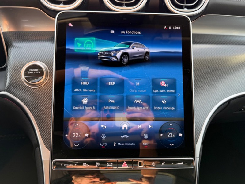 Image Mercedes-Benz GLC COUPÉ 300 e 4MATIC AMG Line 2.0 313 4x4 9G-Tronic toit ouvrant Carplay Angle mort Sièges av elect Affichag