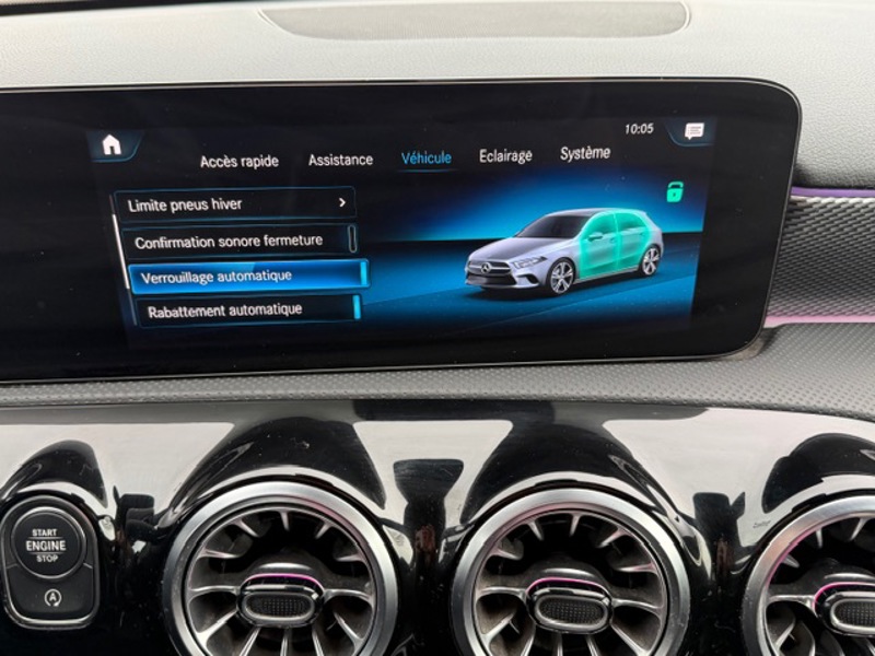 Image Mercedes-Benz CLASSE A 200 d Progressive Line 2.0 150 8G-DCT Camera de recul Aide au parking Siège av chauffants Eclairage 