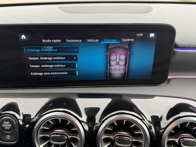 Image Mercedes-Benz CLASSE A 200 d Progressive Line 2.0 150 8G-DCT Camera de recul Aide au parking Siège av chauffants Eclairage 