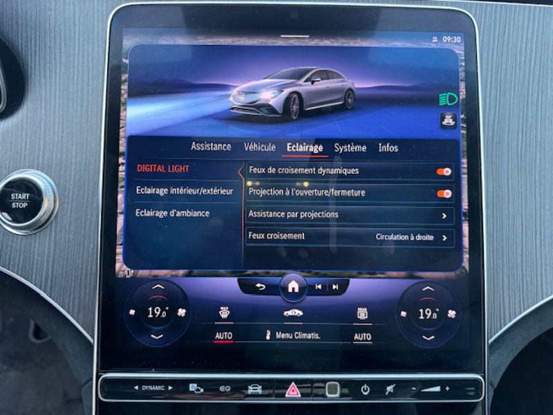 Image Mercedes-Benz EQE AMG LINE 350 292 ch Roues ar directrices, Pack premium plus, Affichage tête haute, Assistance condui