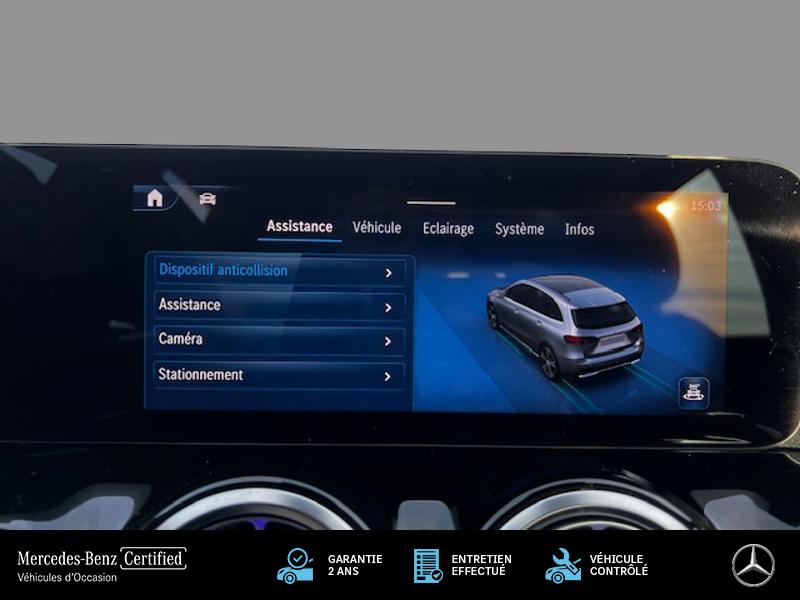 Image Mercedes-Benz CLASSE B 180 d AMG Line 2.0 116 8G-DCT Hands free access Hayon auto Eclairage ambiance Recharge sans fil Cam 